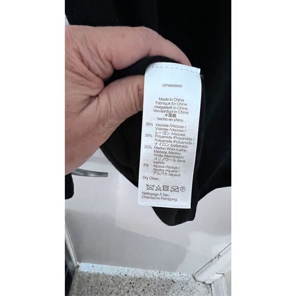 Madewell BLACK LONG SLEEVE WOOL BLEND SWEATER WOMENS SZ XS NEW WITH TAGS - Picture 8 of 10